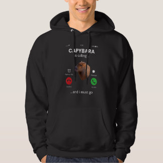 Capybara ruft und ich muss nach Capybara Hoodie