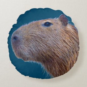 Capybara Rundes Kissen