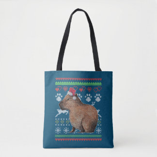 Capybara Santa Claus Ugly Weihnachtskraut Holida