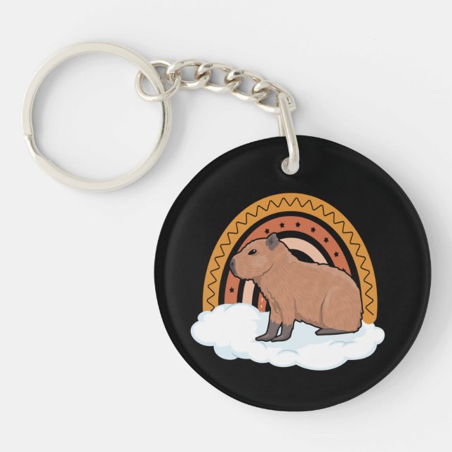 Capybara Schlüsselanhänger (Vorderseite)