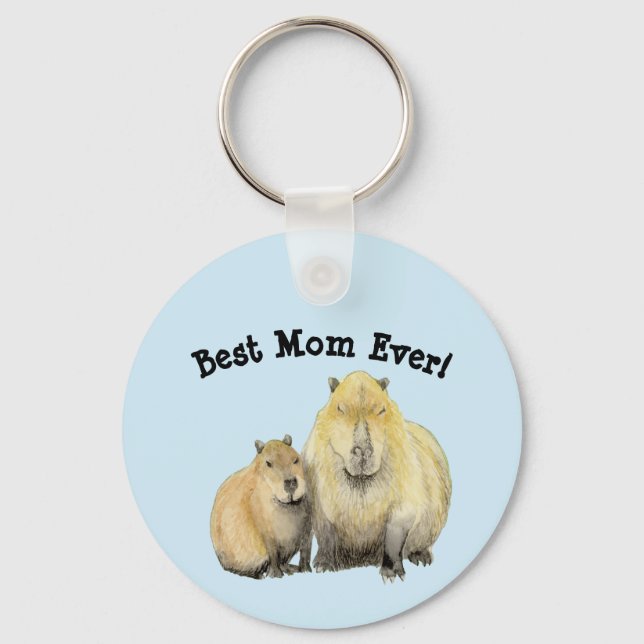 Capybara Schlüsselanhänger (Vorderseite)