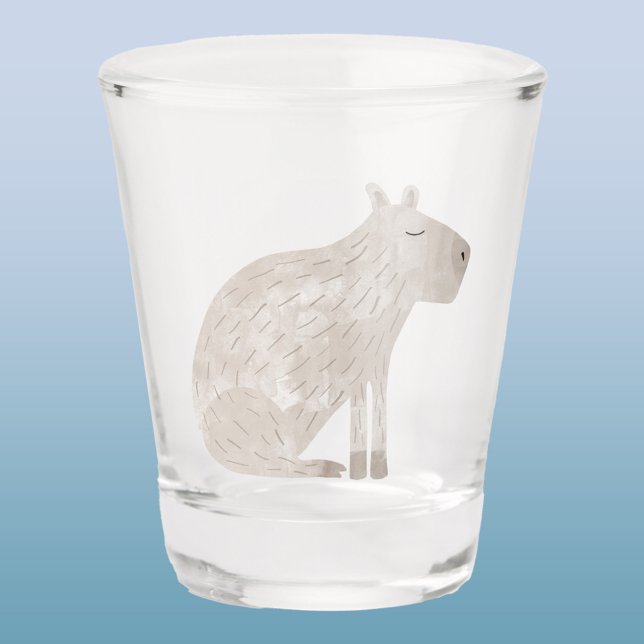 Capybara Schnapsglas (Fun capybara shot glass)