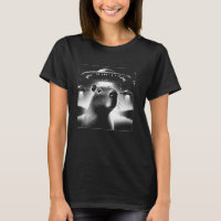 Capybara Selfie Invasion UFO Funny Capibara Motif