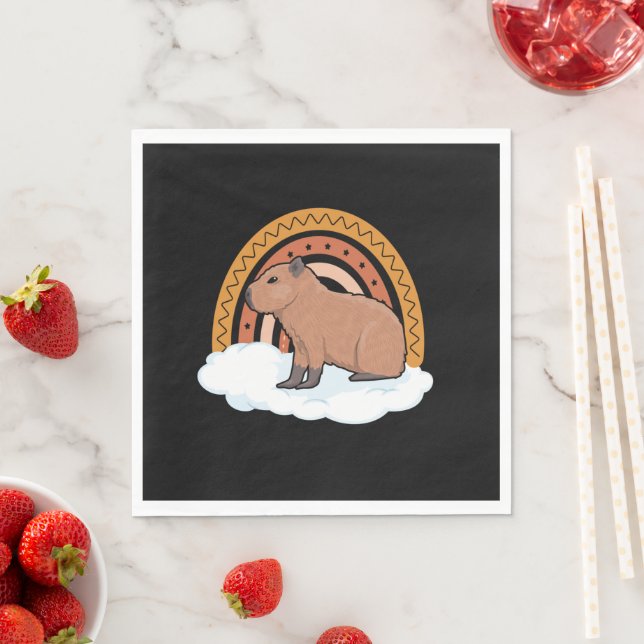 Capybara Serviette (Beispiel)