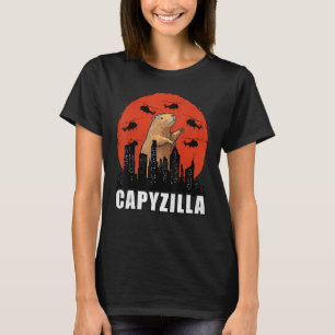 Capybara Shirt Funny Capybara Rodent Capyzilla Fun