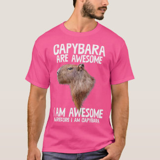 Capybara sind Phantastisch daher im Capibara Funny T-Shirt