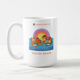 Capybara Sommerclub Sonnenaufgang Spritzer – Süße Kaffeetasse