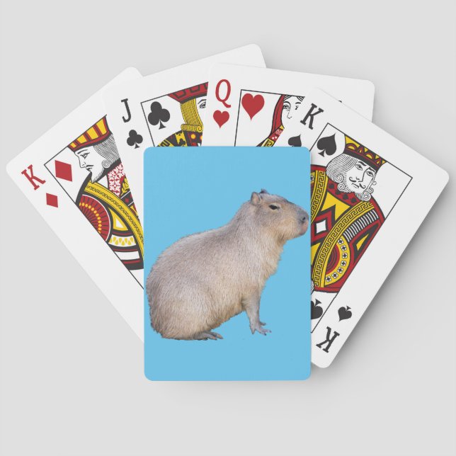 Capybara Spielkarten (Rückseite)