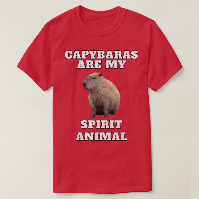 Capybara Spirit Animal  T-Shirt (Design vorne)