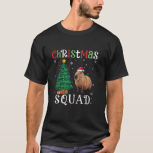 Capybara Squad Boys Girls Kinder Weihnachtsbaum Li T-Shirt