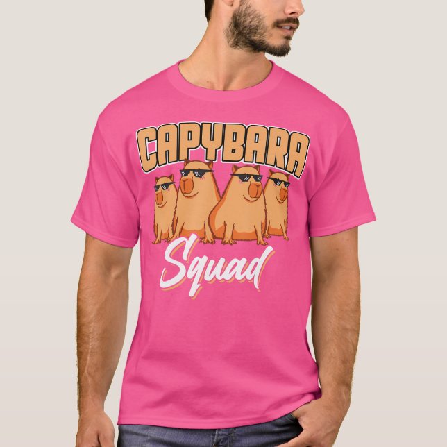 Capybara Squad T-Shirt (Vorderseite)