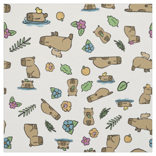 Capybara Stoff (Muster)