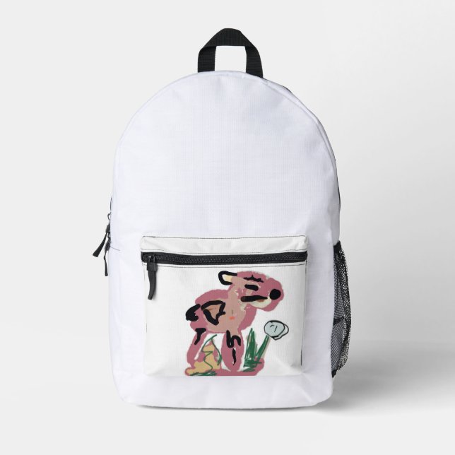 Capybara Süß Bedruckter Rucksack (Vorderseite)