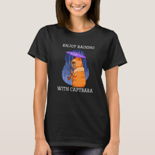 Capybara Süßes Haustier Tier Nagetier Säugetier Wi T-Shirt
