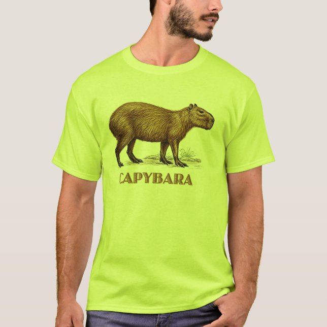 Capybara T-Shirt (Vorderseite)