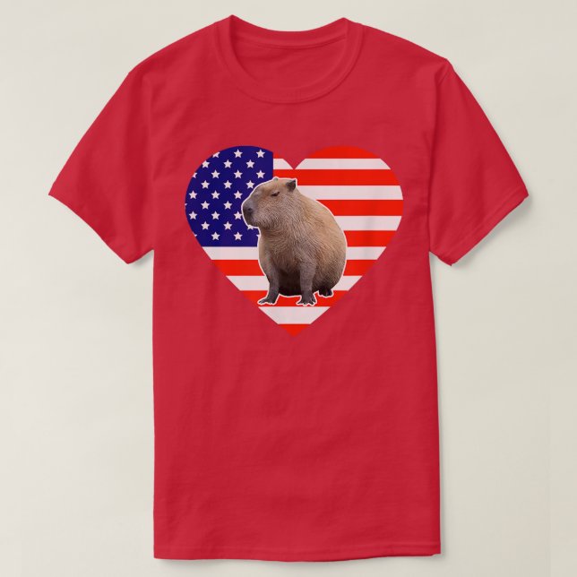 Capybara T-Shirt (Design vorne)
