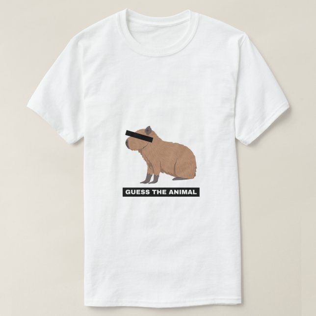 Capybara T-Shirt (Design vorne)