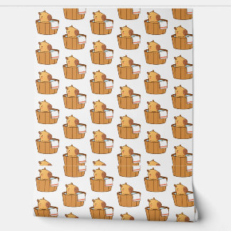 Capybara-Tapete - Süße Tier-Wanddekor Tapete