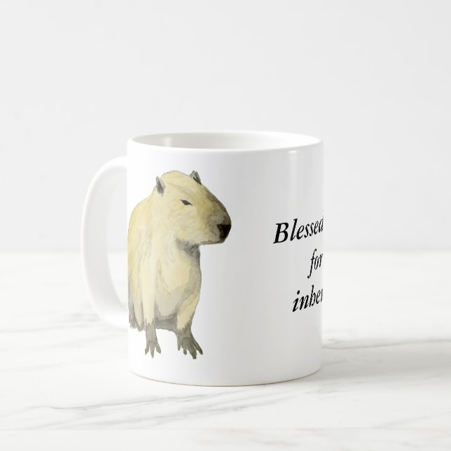 Capybara Tasse (Vorderseite Links)