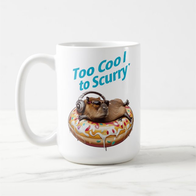 Capybara Tasse Design für Naturfreunde (Links)