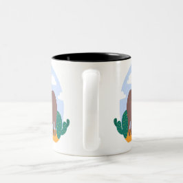 Capybara-Tasse Zweifarbige Tasse