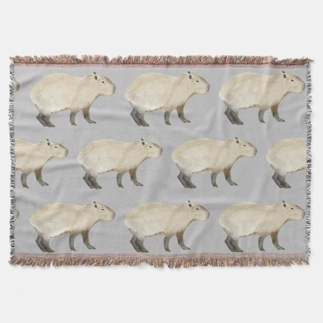 Capybara Throw Blanket Decke (Vorderseite)