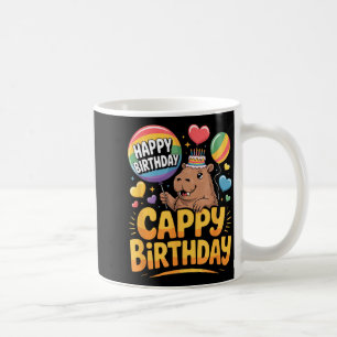 Capybara-Tierliebhaber Lustige Cappy-Geburtstagsfe Kaffeetasse