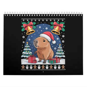 Capybara Tierliebhaber Weihnachtsgeschenk hässlich Kalender