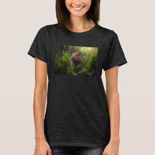 Capybara umgeben von Pflanze T-Shirt