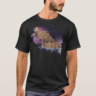 Capybara und Vogelarten, gestört T-Shirt