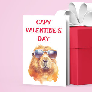 Capybara Valentinstag Capy Karte
