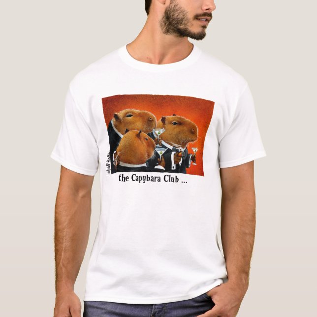 Capybara-Verein T-Shirt (Vorderseite)