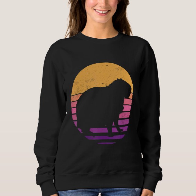 Capybara Vintag Sweatshirt (Vorderseite)