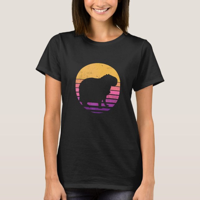 Capybara Vintage  1 T-Shirt (Vorderseite)