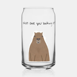 Capybara, was Sie sehen Trinkbehälter Set Dosenglas