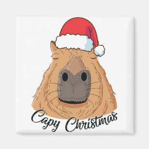 Capybara Weihnachten Weihnachten Weihnachten Magnet