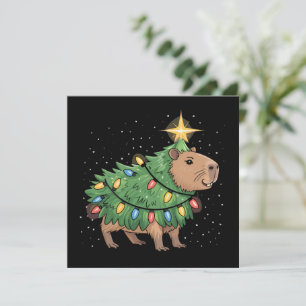 Capybara Weihnachtsgeschenke Capy Funny Weihnachts Feiertagskarte