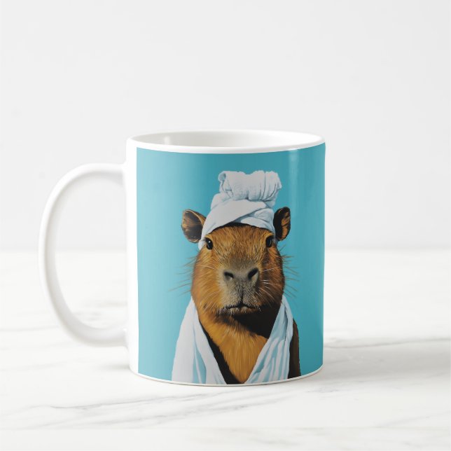 Capybara Wellness-Center Day Kaffeetasse (Links)