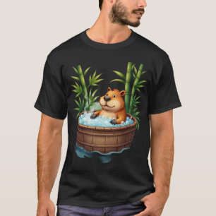 Capybara Whirlpoolentspannung Chill-Vibe Stress En T-Shirt
