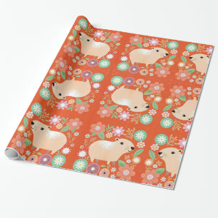 Capybara Wrapping Paper Geschenkpapier