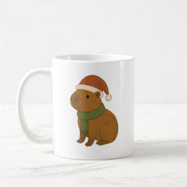 Capybara zu Weihnachten Kaffeetasse