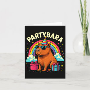 Capybara zum Geburtstag T-Shirt für Kinder Spaß Pa Karte