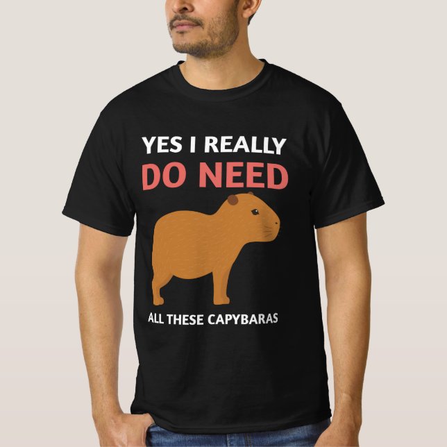 Capybaras Kunsthandwerksidee  T-Shirt (Vorderseite)