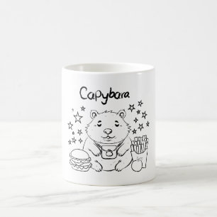 Capybaras Mittagspause Kaffeetasse
