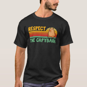 Capybaras respektieren die Kinder der Cavy Rodent  T-Shirt