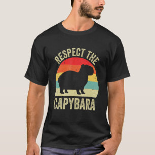Capybaras Shirt respektiert Capybara Cavy Rodent L