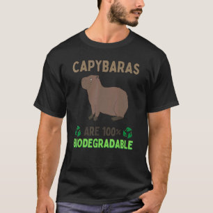 Capybaras sind 100 biologisch abbaubare Große Nage T-Shirt