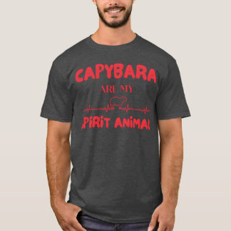 Capybaras sind mein Seelentier Mädchen T-Shirt
