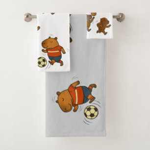 CapyCharm: Das bezaubernde Symbol Badhandtuch Set