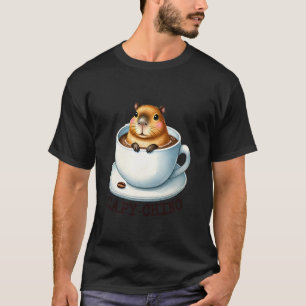 Capychino Capybara Kostüm Capybara & Kaffeeliebhab T-Shirt